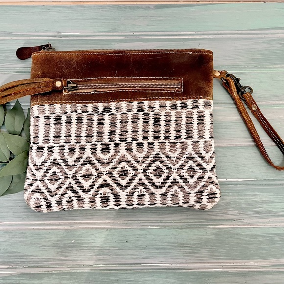 Myra Bag Canvas and Leather Bag - Picture 2 of 9